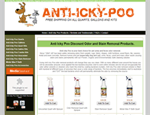 Tablet Screenshot of anti-ickypoo.com